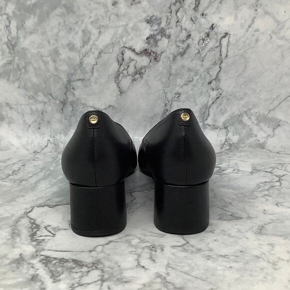 Cole Haan Women's 8C Black Leather The Go-To Block Heel Pump 45mm Slip On L16-7 - Picture 5 of 9